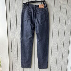 VTG 90s Calvin Klein Black Jeans USA High Rise Straight Leg Mom 10/12